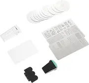 Healeved Nail Art Stamping Plates Manicure Stamp Kit Nail Stencils Set Random Style