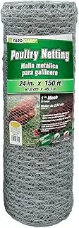 YARDGARD Chicken Wire 1 Inch Mesh 24 Inch X 150 Foot 20 Gauge Galvanized Steel Wire Fence Ideal for Crafting, Garden Protection, Bird Enclosures, Chicken Coops, Poultry Netting and Rabbit Fencing