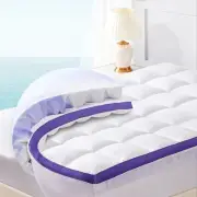 Dual Layer 4 Inch Memory Foam Mattress Topper King - 2 Inch Gel Memory Foam a...