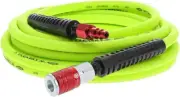 Flexzilla Air Hose with ColorConnex Industrial Type D Coupler and Plug 1/4
