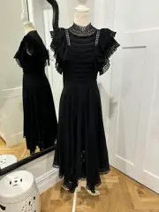 BNWT Zimmermann Juno Pintuck Cascade dress.size1