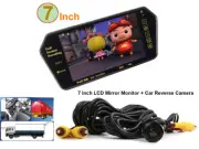7 Inch Bluetooth MP5 Car Rearview Mirror Monitor With Car Reverse Backup Camera