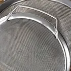 Heavy duty Stainless Steel Fine Mesh Strainer Basket Double Handle Flour Sieve