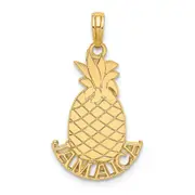 14k Yellow Gold JAMAICA Pineapple Charm