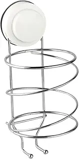 Healvian Hair Dryer Holder Wall Mounted Suction Cup Hair Dryer Rack Storage Rack for Bathroom Easy to Install