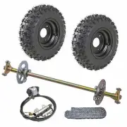 29" Go Kart Rear Axle Kit+Brake+4.10-6'' Tyre Drift Trike Dune Buggy 110cc 125cc