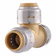 72 Pack 1/2-In. Pipe Tee, Lead-Free U362LFA