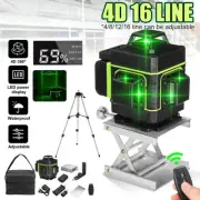 4D 16 Lines Laser Levels 360 Horizontal &Vertical Cross Lines Self-Leveling New