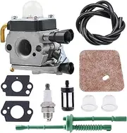 Bynor FS38 Carburetor Kit Fit For Stihl FS38 FS45 FS46 FS55 KM55 FS85 FS80 String Trimmer Weed Eater Parts W/Maintenance Kit Replaces 4137 120 0606 4137 120 0608 4137 120 0614 C1Q S97