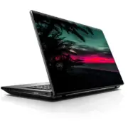 Laptop Notebook Universal Skin Decal Fits 13.3" to 16" / Ocean sunset Pink sky