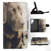 FLIP CASE FOR SAMSUNG GALAXY|CUTE ADORABLE LABRADOR DOG #13