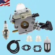 Carburetor Fuel Line Filter Spark Plug Kit For Stihl BG86 SH56 SH56C SH86 SH86C