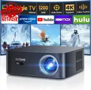 4K Smart Projector 1200 ANSI, Netflix, Bluetooth, 1080P, WiFi6, Auto Focus, 300