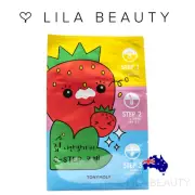 Tony Moly Runaway Strawberry Seeds 3-Step Nose Pack (x1, x2 ,x3, x6) TonyMoly