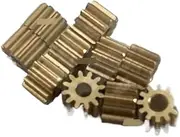 Pinion Motor Gear Module Pinion,10X 0.4M 12T Small Copper Gears 1.5 2mm Diameter Gears GS(2mm)