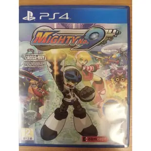 PS4 麥提9號 mighty No.9 中文 中文版 二手 光碟無刮