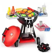 34 PCS Kitchen Toy Set, Toy BBQ Grill Set, Cooking Toy Set, Little Chef Play,