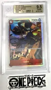 BGS 9.5 One Piece OP05-007 SR Sabo Foil - English - PRB01 The Best