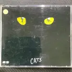 WEBBER韋伯音樂劇/CATS 貓 舊版1989年早期日本版厚殼2CD