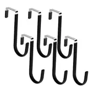 Over The Door Hooks, Soft Rubber Prevent Scratches Door Hangers Hooks for