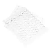 120 Pcs Double-sided Adhesive Hook Removable Tape Circles