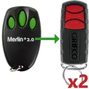 Merlin E945M Garage Door Remote Replacement E960G Security+ 2.0 EVO MYQ x2