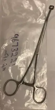 JAVID CAROTID ARTERY FORCEPS 7.5" 6MM DIAMETER RING 90 ANGLED