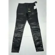 NWT YMI Collection Women's Black High Rise Sparkle Skinny Pants - Size M (28x27)