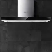 Devanti 900mm Range Hood 90cm Rangehood Glass Stainless Steel