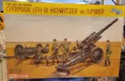 Dragon 6392 German sFh 18 Howitzer W/ Limber 1/35 Scale Kit