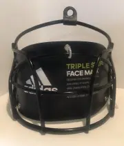 New Adidas Baseball Softball Face Mask Triple Stripe Phenom No Hardware Included