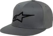 Alpinestars 1035810151810LX Ageless Flat Bill Hat Large/XL Charcoal/Black