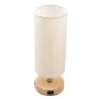 Touch Control Table Lamp Bedside Desk Lamp With E26 LED Bulb Warm White Light