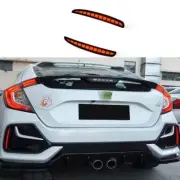 2pcs Led Rear Bumper Lamp Streamer Fog Light For Honda Civic Hatchback 2017-2021 (for: Honda Civic)
