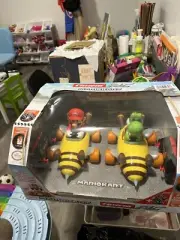 Mario Kart Race Cars Mario and Yoshi. Mach 8 Box Slightly Ripped Carrera