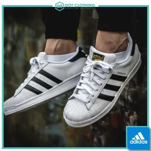 Adidas Originals Superstar 余文樂 白黑 金標 經典款 金標 男女鞋 EG4958 DOT聚點