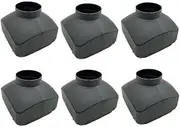QCLCVBBFGW 1/2/4/6X 60mm 1 Hole Air Outlet Vent Cover Air Diesel Parking Heater Parts Fit for Webasto Heater 2KW Fit for Car Truck Bus Caravan Boat(6X)