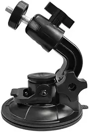 Reflex Camera 1/4" Screw 180° Rotate Suction Mount | 9cm Suction Cup Holder for GoPro, Insta360, DJI, Smartphones | Adjustable Camera Phone Mount for Car Windshield, Dashboard, Glass Surfaces