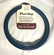 Vintage ~ Flexi-hoop ~ BLUE 5” Needlework Hoop/Frame W/Metal Hanger #88525 NEW