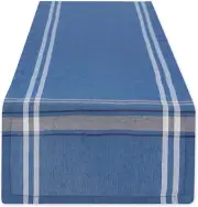 French Stripe Dining Table Collection Farmhouse Style Table Runner, 14X72 Inches