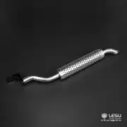 LESU 193MM Metal Exhaust Pipe for 1/14 RC For TAMIYA Truck Tractor Car Model