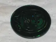 POKEMON METALLIC LIGHT GREEN HOLO TOKEN / COIN