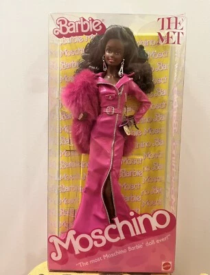 Moschino Met Gala Camp Barbie African American doll New in Box RARE Jeremy Scott