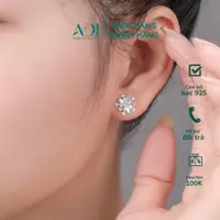 在飛比找蝦皮購物優惠-純銀 925 An Duy Jewelry 女耳環配手槍雪花