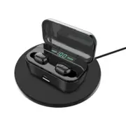 G6S TWS Wireless bluetooth Earphone 3500mAh Power Bank CVC8.0 Noise Cancelling IPX7 Waterproof Headphone with Mic BLACK COLOR