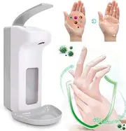 Manual Soap Dispenser, NSXAYIWE Soap Dispenser, 1000ml Large Capacity Hand Sanitizer Dispenser Compatiable for Hospital and Kindergarten