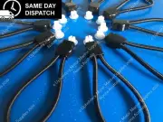Ford Bunji Loops 105mm - TRADE QUALITY Tonneau Ute Repair Bungee Loop 10 Sets