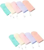 Baluue 2sets Mesh Soap Pouches Bar Soap Bag for Bag Exfoliating Mesh Holders 5pcs*2
