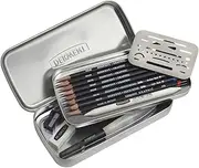 Derwent Line and Wash Sketching Set, Icludes 6 Graphite Drawing Pencils, 2 Watersoluble Pencils and Accessories, Professional Quality, 2302162