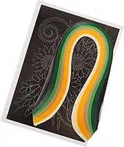 Beatifufu Quilling Paper Kit Quilling Flowers Strip Petal Making Kit Simple Tools for Home Decor